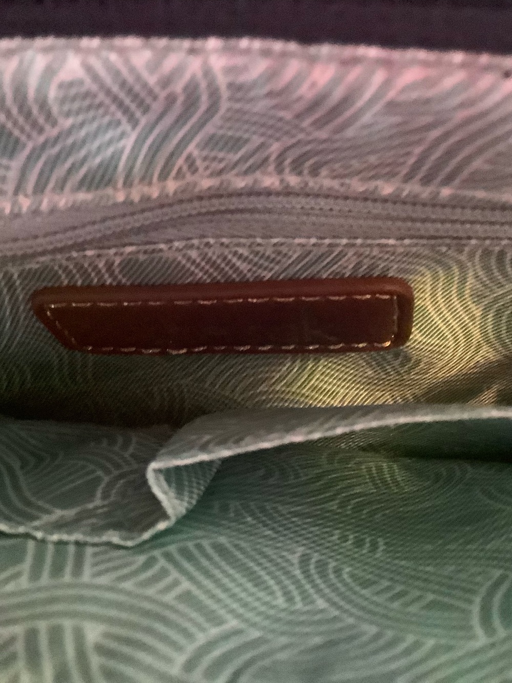 The Sak Blue Pebbled Leather Shoulder Crossbody - Picture 8 of 9